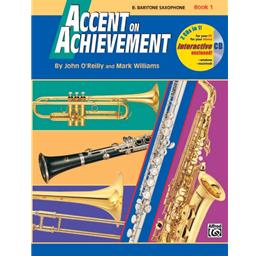 Baritone Saxophone Accent on Achievement Book 1