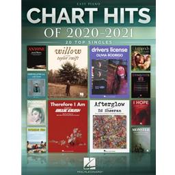 Piano Chart Hits of 2020-2021 Easy Piano