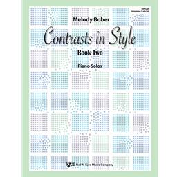 Piano Bober Contrasts In Style Book 2 Solo Piano