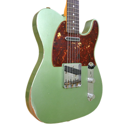 Fender Custom Shop 64 Tele Relic Aged Sage Green Metallic