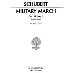 Piano Schubert Military March Op 51 No 1 Solo Piano