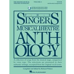 Vocals Singers Musical Theatre Anthology Volume 2 with Recorded Accompaniments Tenor