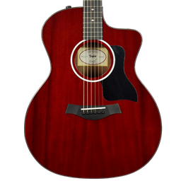 Taylor 224ce DLX LTD Acoustic-Electric Guitar Transparent Red