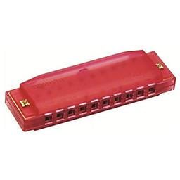 Hohner Translucent Harmonica Red