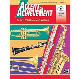 Baritone Saxophone Accent on Achievement Book 2