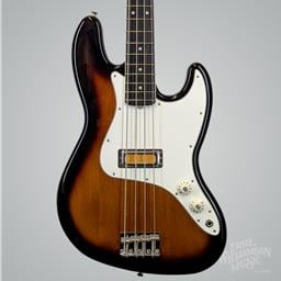 Fender Gold Foil Jazz Bass, Ebony Fingerboard, 2-Color Sunburst - B-STOCK