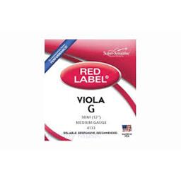 Super-Sensitive Red Label Viola G Single String 12"