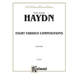 Piano Haydn Eight Various Compositions Solo Piano