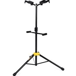 Hercules PLUS Series Universal AutoGrip Duo Guitar Stand with Foldable Backrest - USED