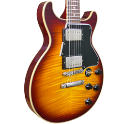 USED Gibson Custom Shop Les Paul Special Double Cut Figured Top 2019 - Bourbon Burst VOS Aging - With COA and Case