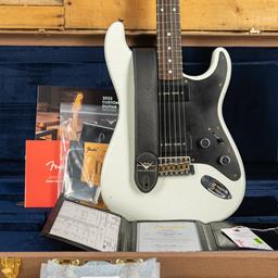Fender Custom Shop Strat Dual P90 Aged Olympic White