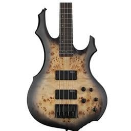 ESP LTD F-4 Ebony Charcoal Burst Satin