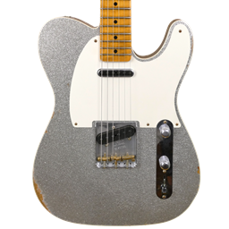 Fender Custom ShopTomatillo Telecaster Relic Aged Silver Sparkle