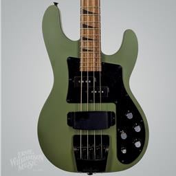 Jackson X Series Concert™ Bass CBXDX IV, Laurel Fingerboard, Matte Army Drab