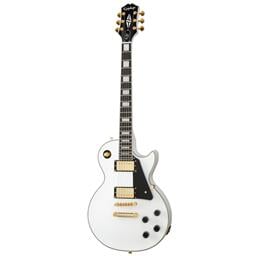 EPIPHONE Les Paul Custom, Alpine White with Hardshell Case - USED