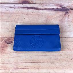 Gard Bags Rectangle shaped leather pouch for four Trumpet / Trombone mouthpiece Leather Electric Blue