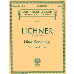 Piano Lichner Nine Sonatinas Op. 4, 49 & 66