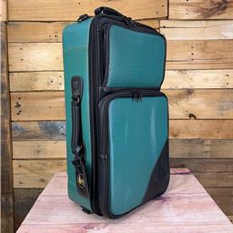 Gard Bags Elite Triple Trumpet Compact Gig Bag Teal Croco / Black Trim