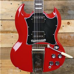 USED Gibson Custom Shop M2M Les Paul SG Standard "Large Guard" w/Maestro Vibrola - Cardinal Red