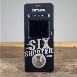 Outlaw Six Shooter II Tuner Guitar Effects Pedal Black - USED