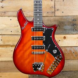 USED Hagstrom Restroscape Cherry COR-CSB W/Bag