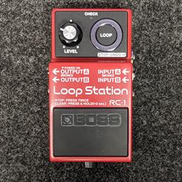 Boss RC-1 Loop Station Looper Pedal-USED