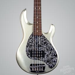 2001 Ernie Ball Music Man Stingray 5 H - Gunsmoke - w/Case - USED