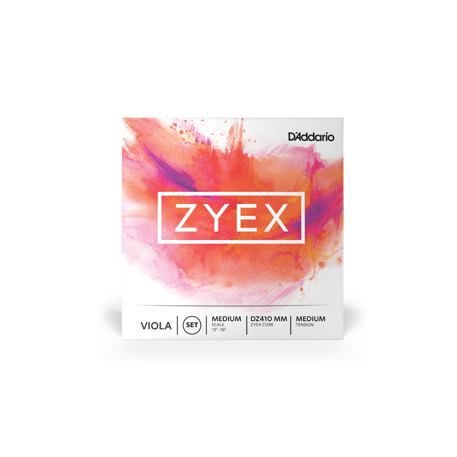 Zyex Viola String Set, Medium Scale, Medium Tension