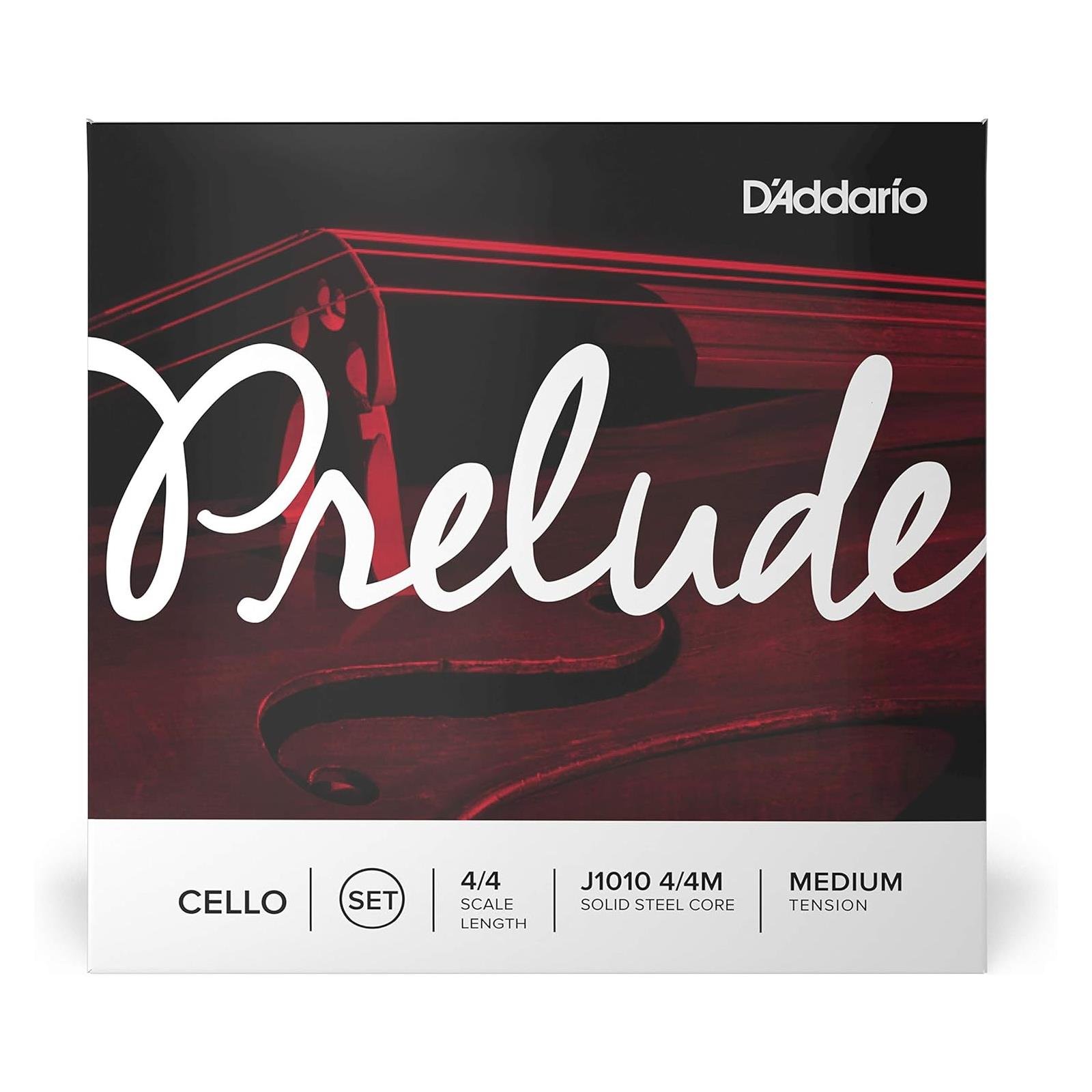 Prelude Strings Cello String Set, 4/4 Scale, Medium Tension