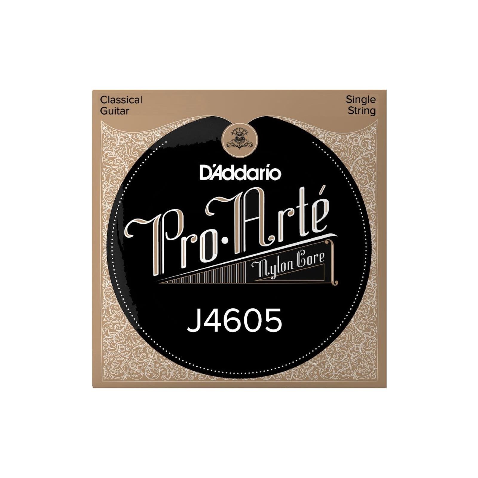 D'Addario J4605 Pro-Arte Nylon Classical Guitar Single String, Hard Tension, Fifth String