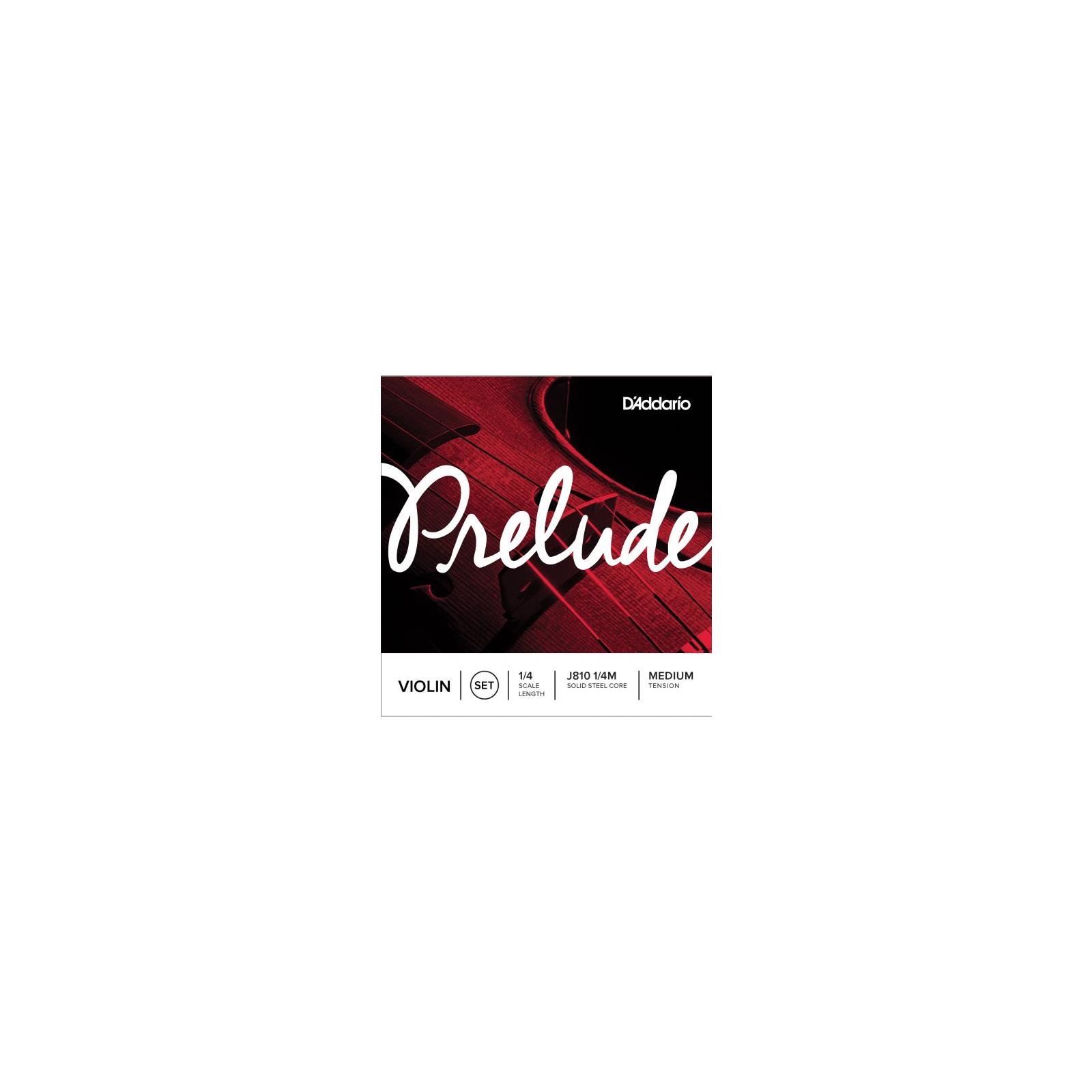 Prelude Strings Violin String Set, 1/4 Scale, Medium Tension