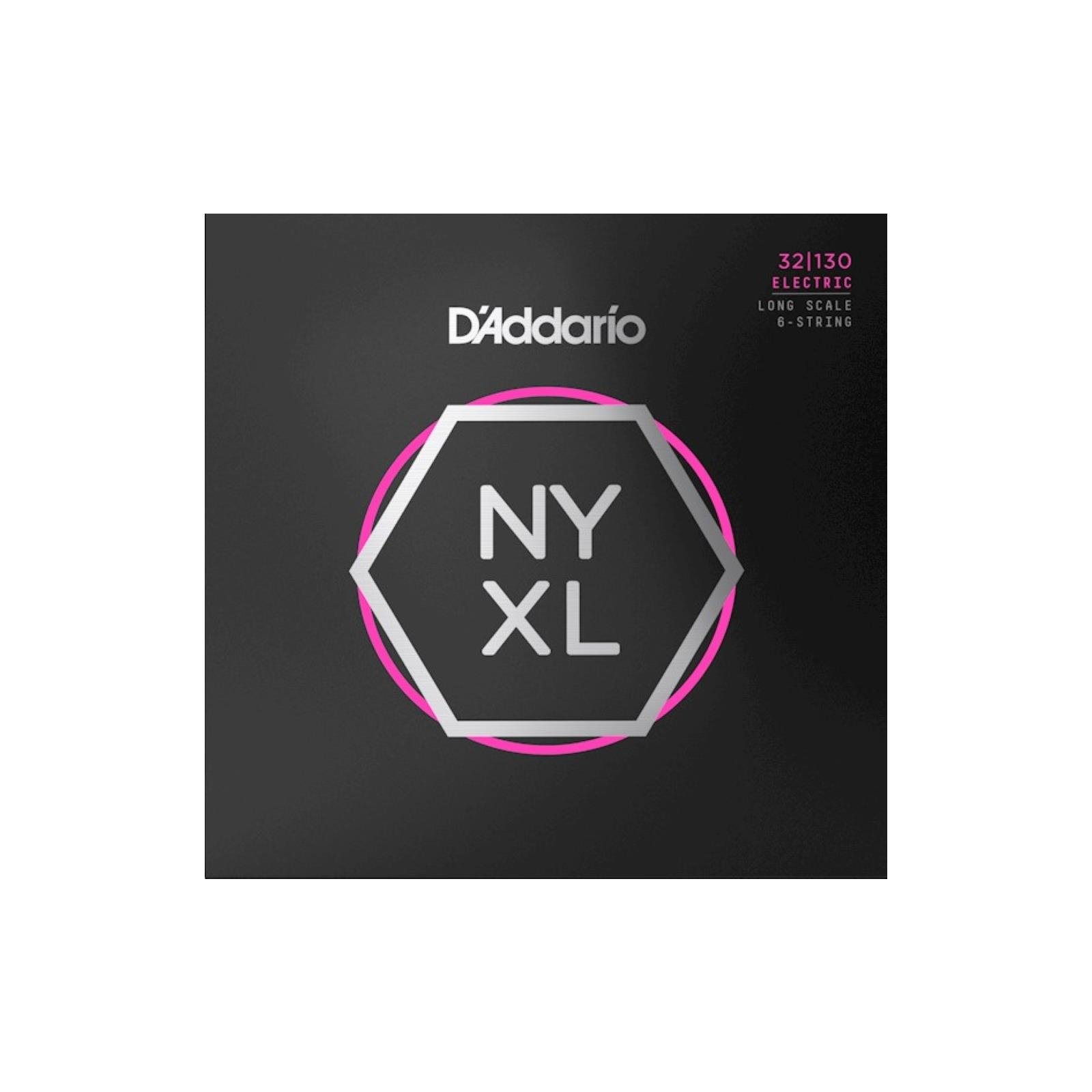 D'Addario 32-130 Regular Light 6-String, Long Scale, NYXL Bass Strings