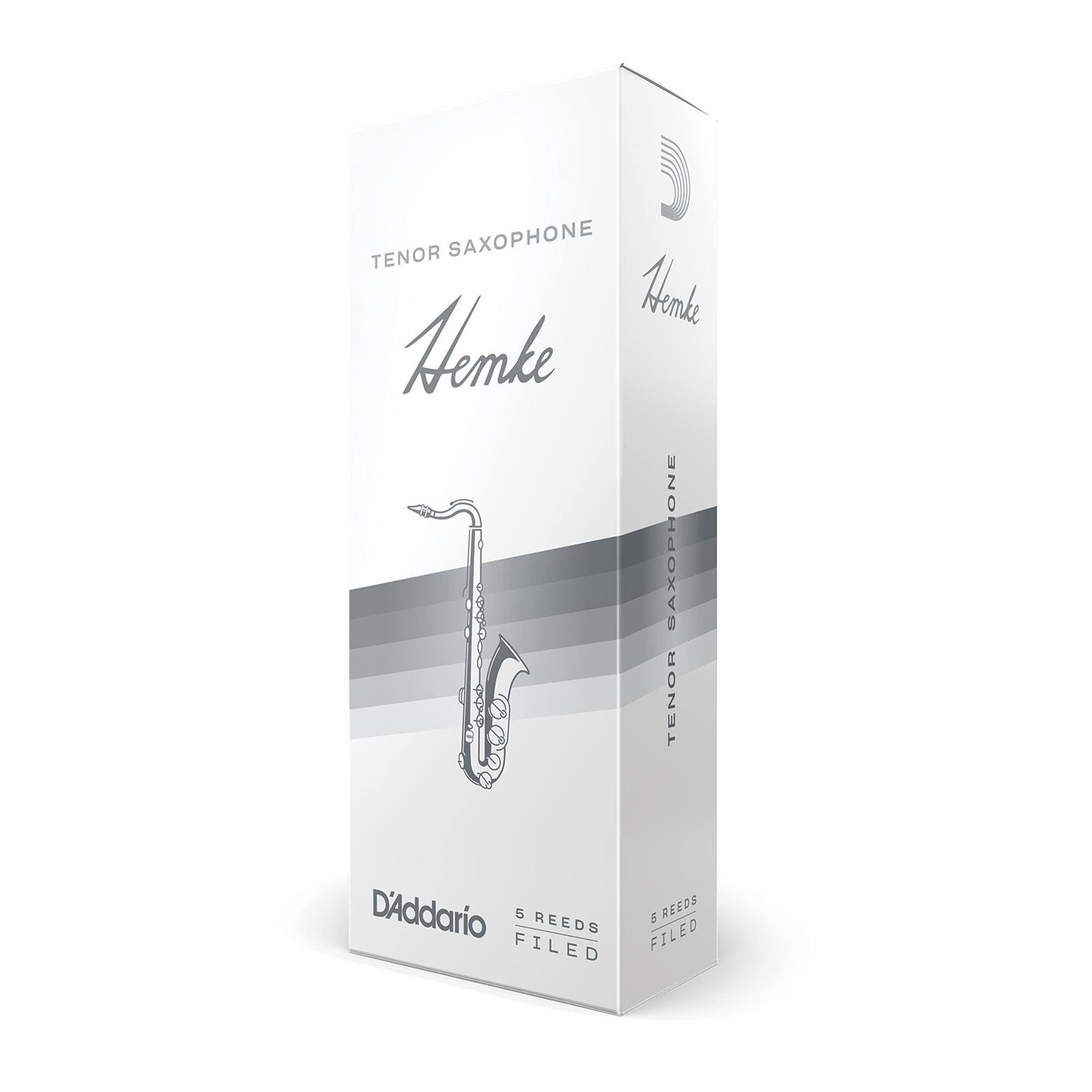 Hemke Tenor Saxophone Reeds, Strength 4.0, 5 Pack