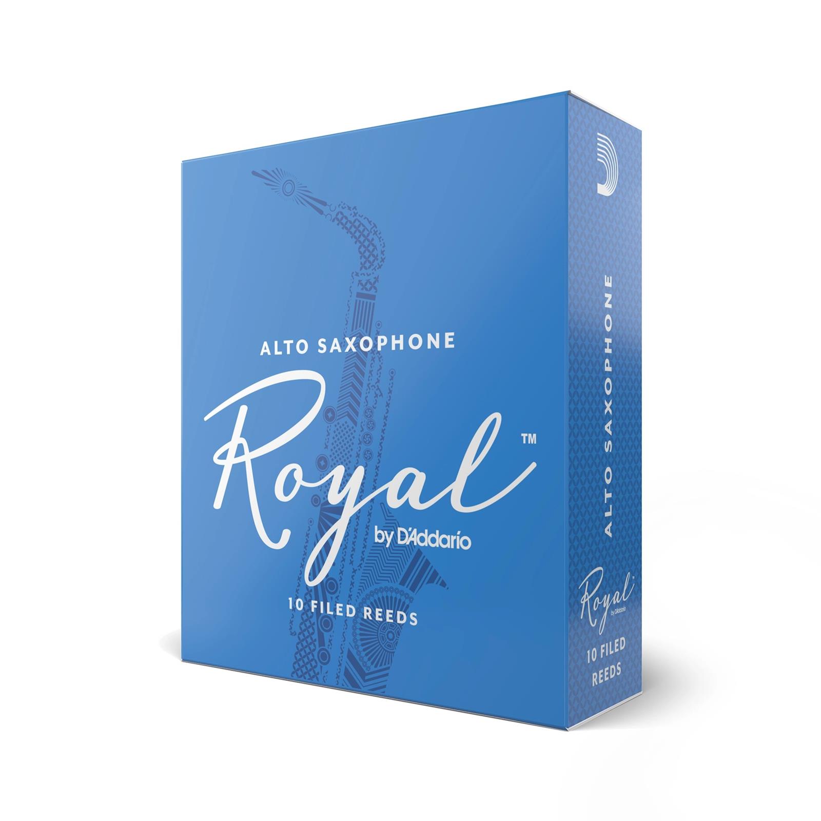 RICO ROYAL Rico Royal Alto Sax Reeds, Strength 2, 10-pack