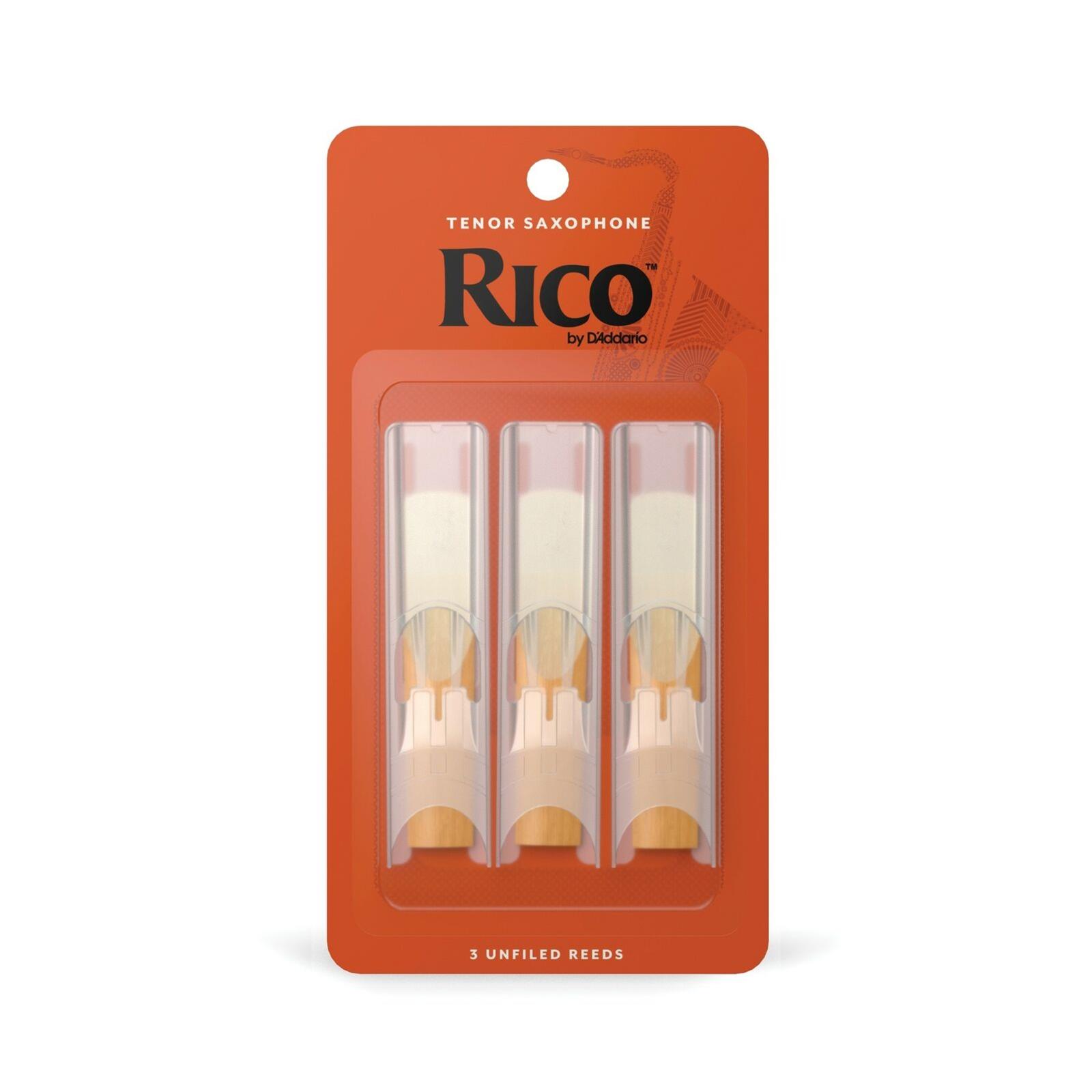 Rico Tenor Sax Reeds, Strength 3.5, 3-pack