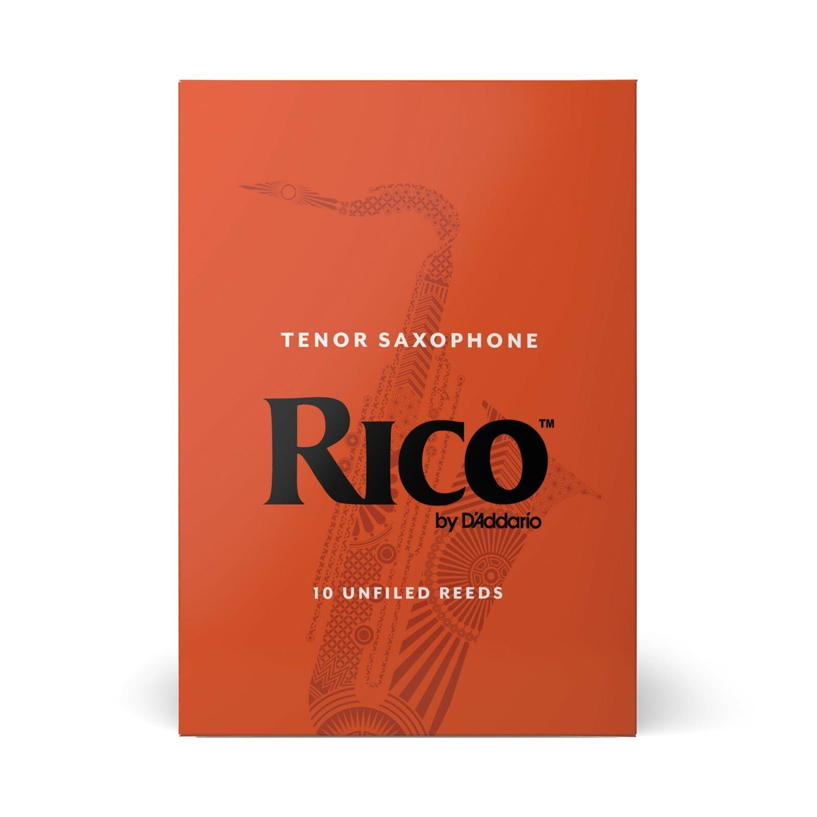 Rico Tenor Sax Reeds, Strength 3, 10-pack