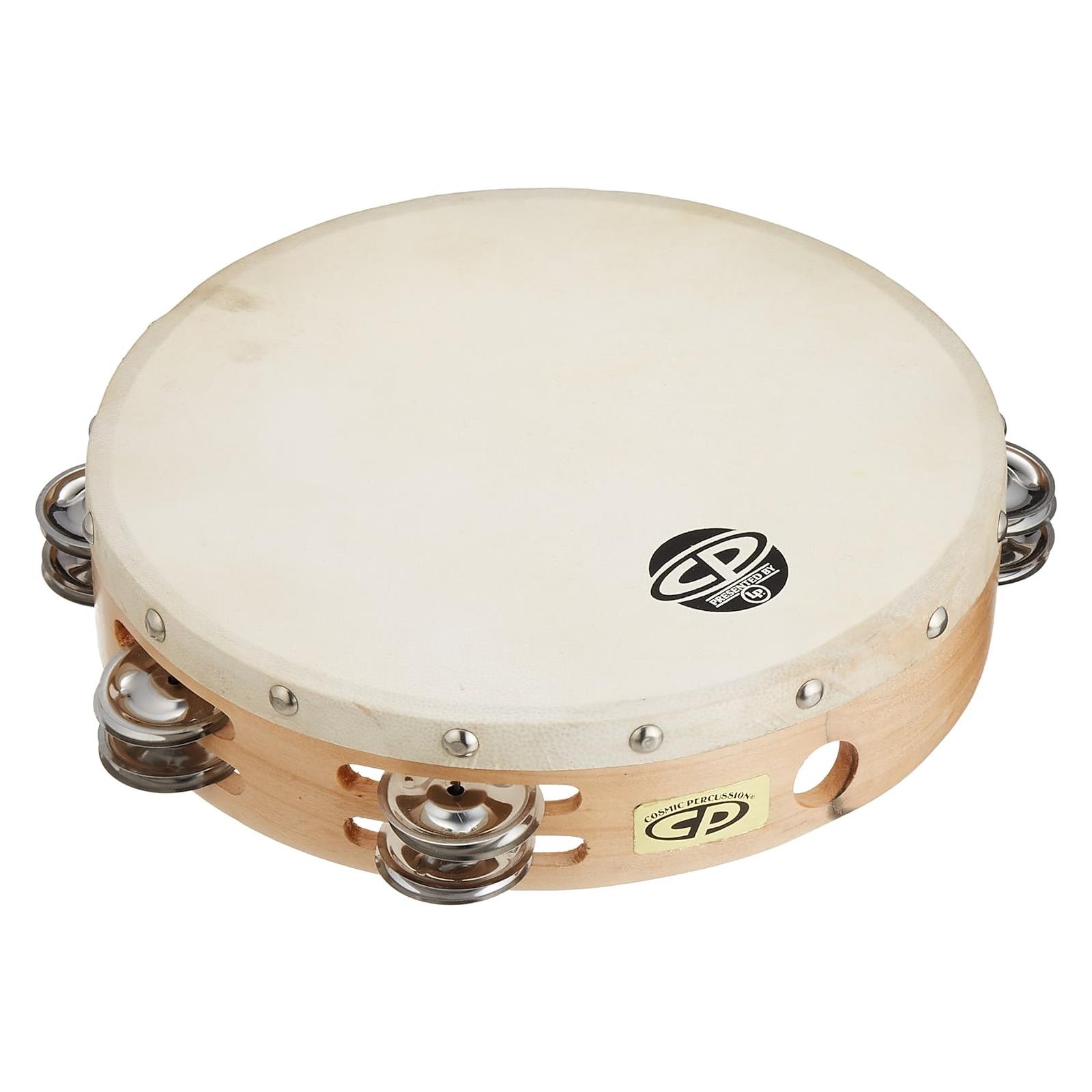 Cp 10" Tambourine with Head, Double Row