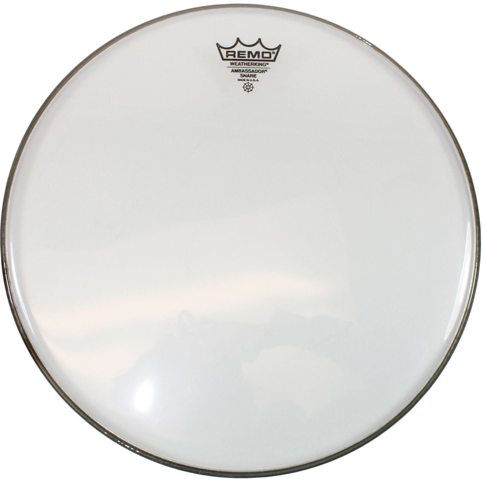 Remo 14" Ambassador Hazy Snare Side