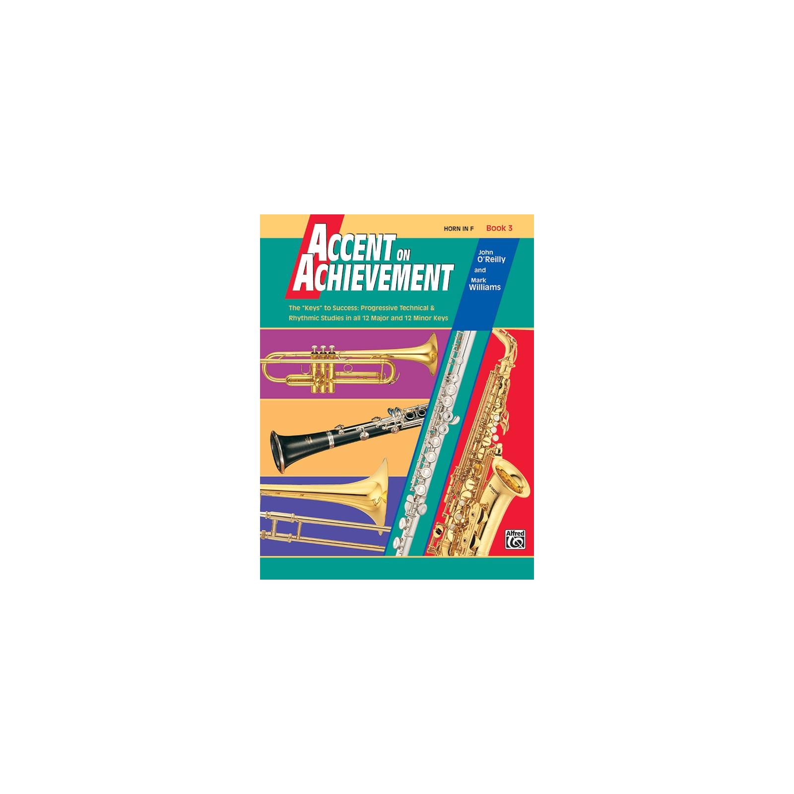 Horn In F Accent on Achievement Book 3
