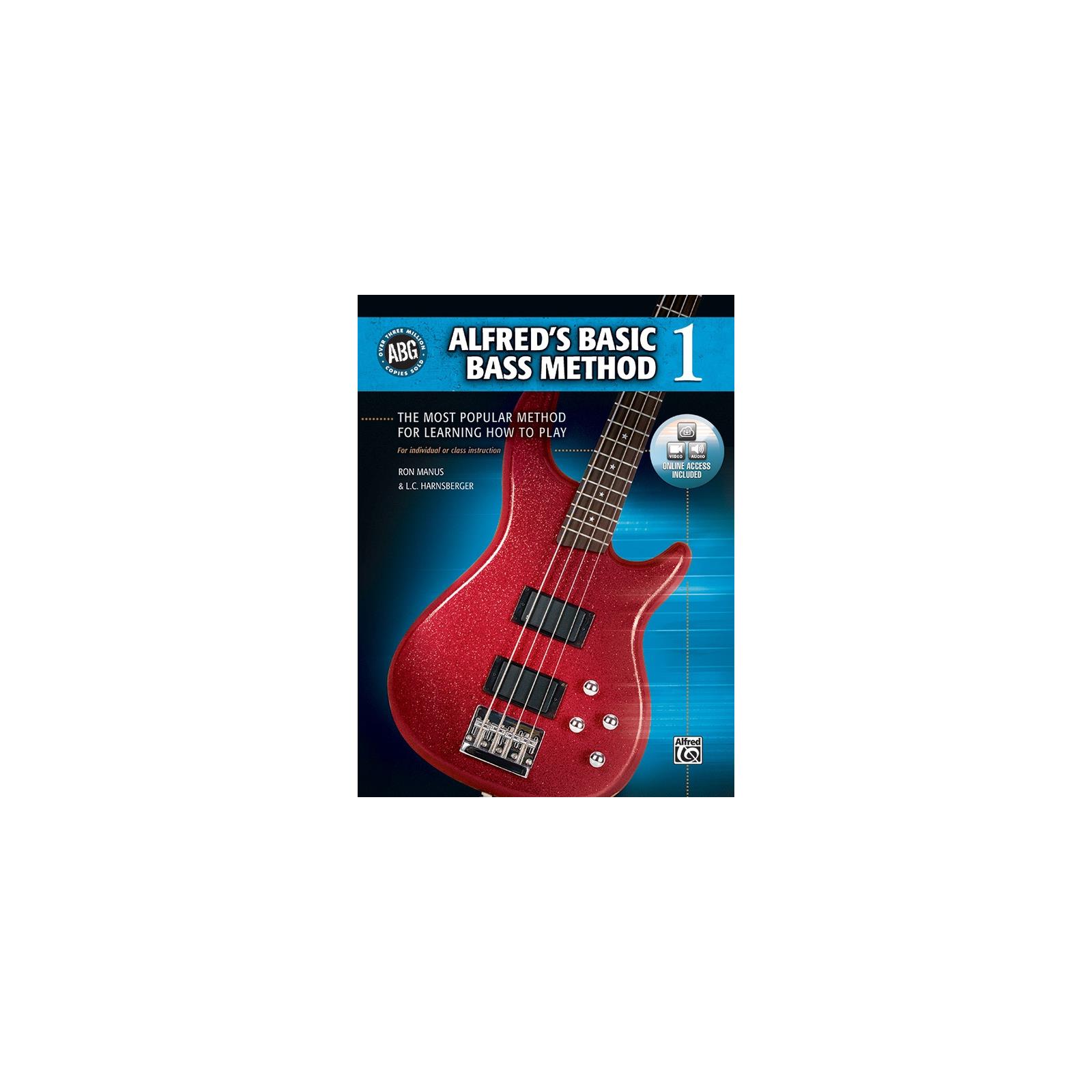 Bass Guitar Alfred's Basic Bass Method Book 1