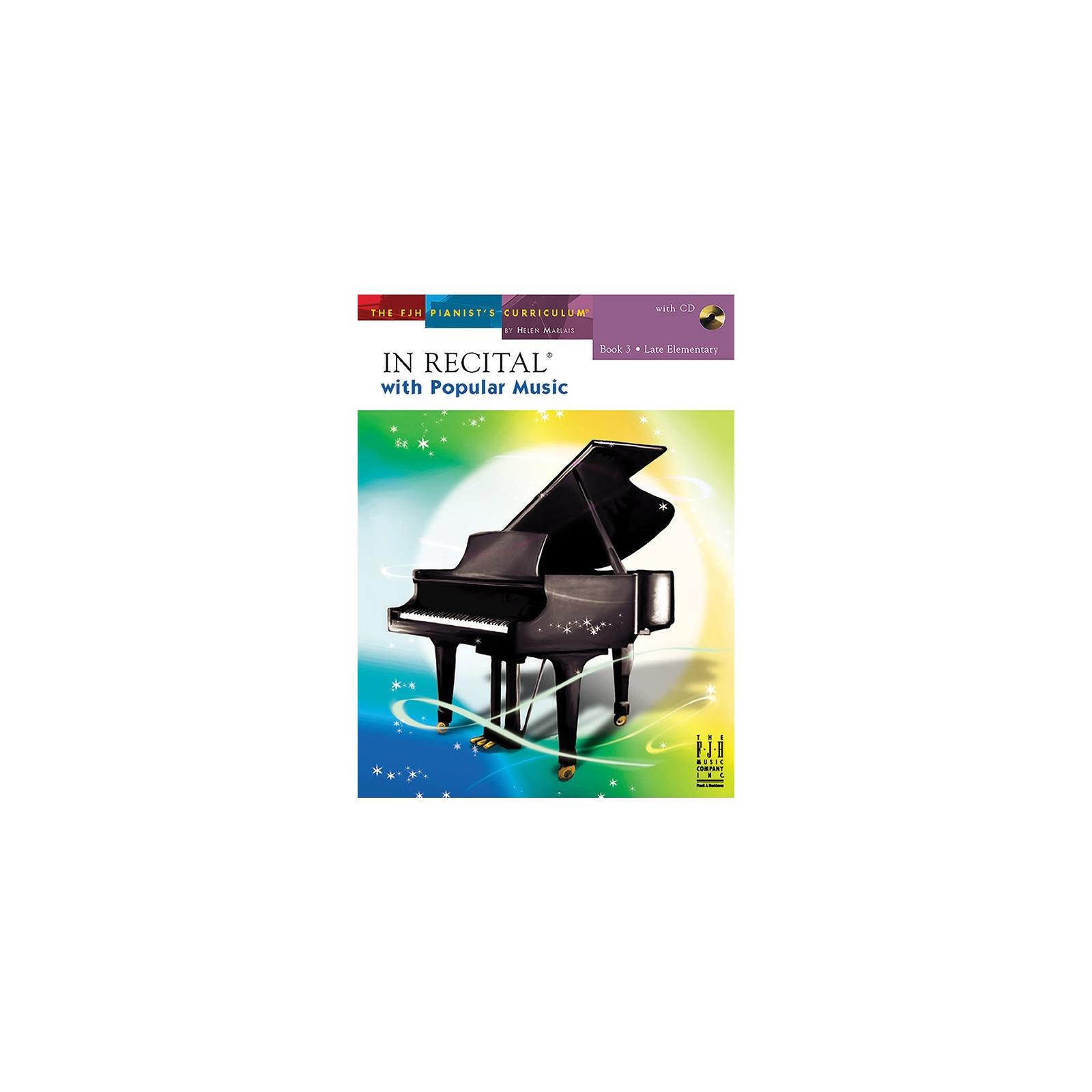 Piano In Recital with Popular Music Book 3 CD Included