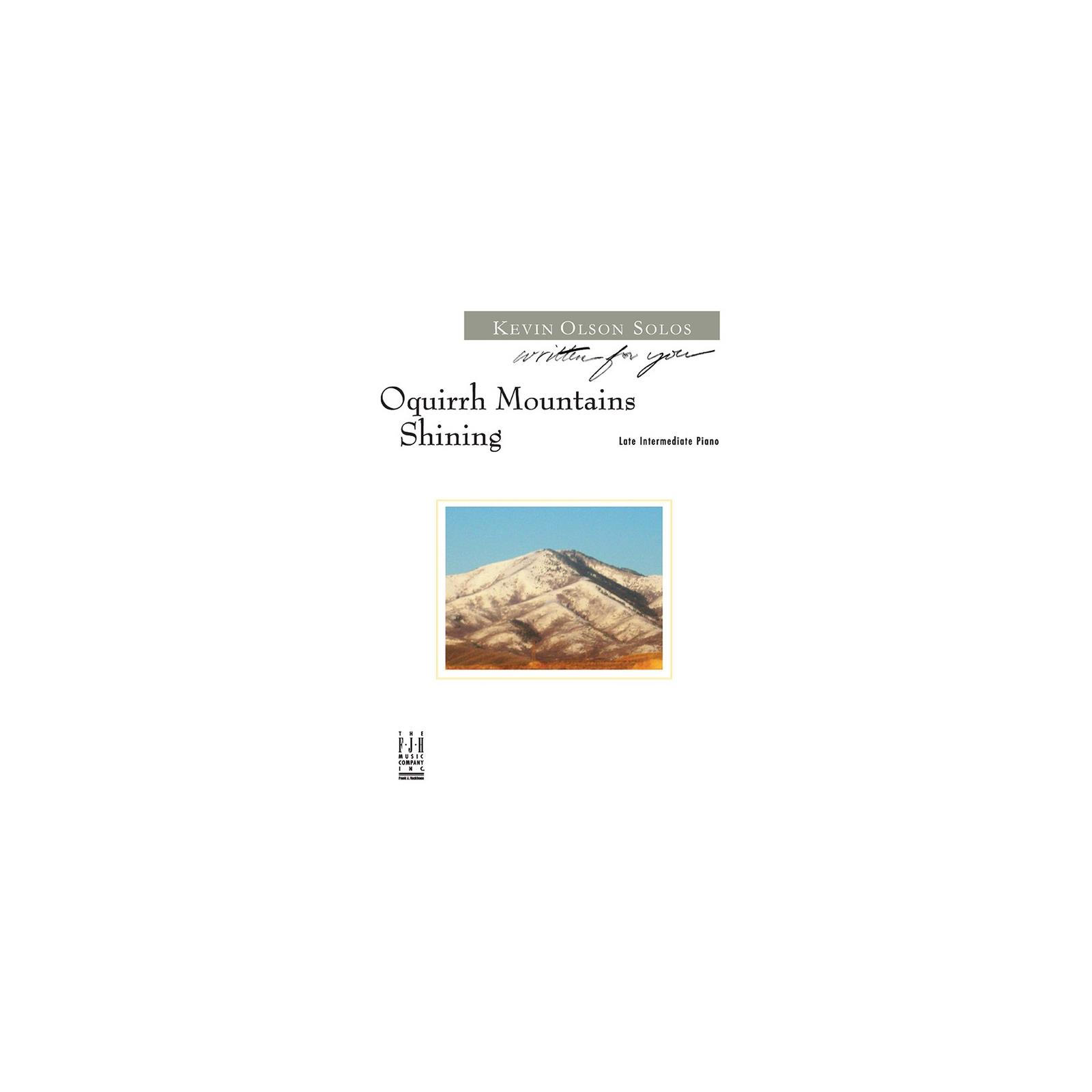 Piano Olson Oquirrh Mountains Shining Solo Piano