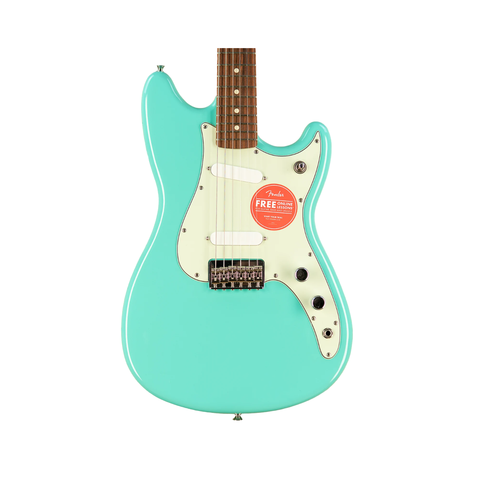 Fender Player Duo Sonic, Pau Ferro Fingerboard, Sea Foam Green