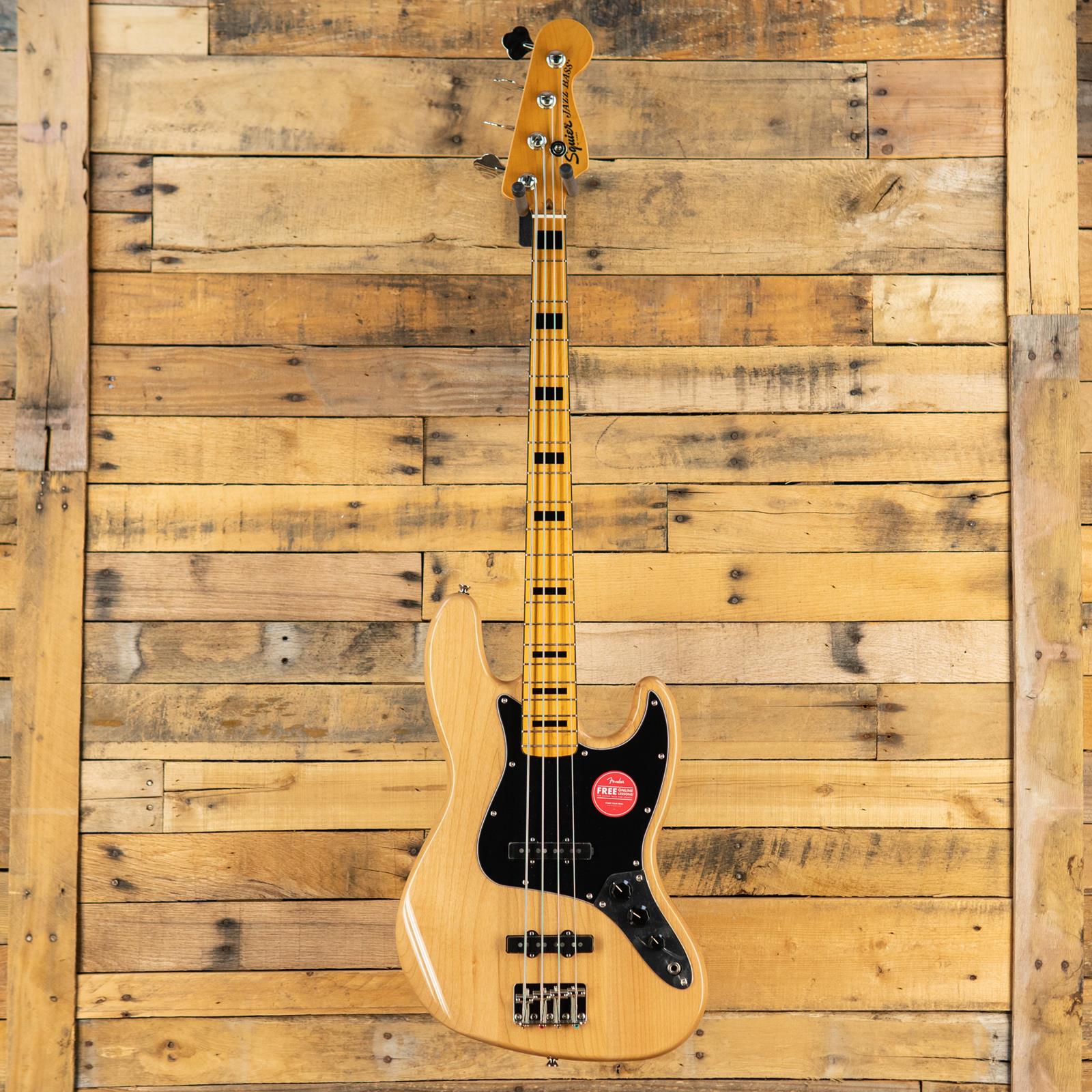 Ernie Williamson Music - Squier Classic Vibe '70s Jazz Bass, Maple