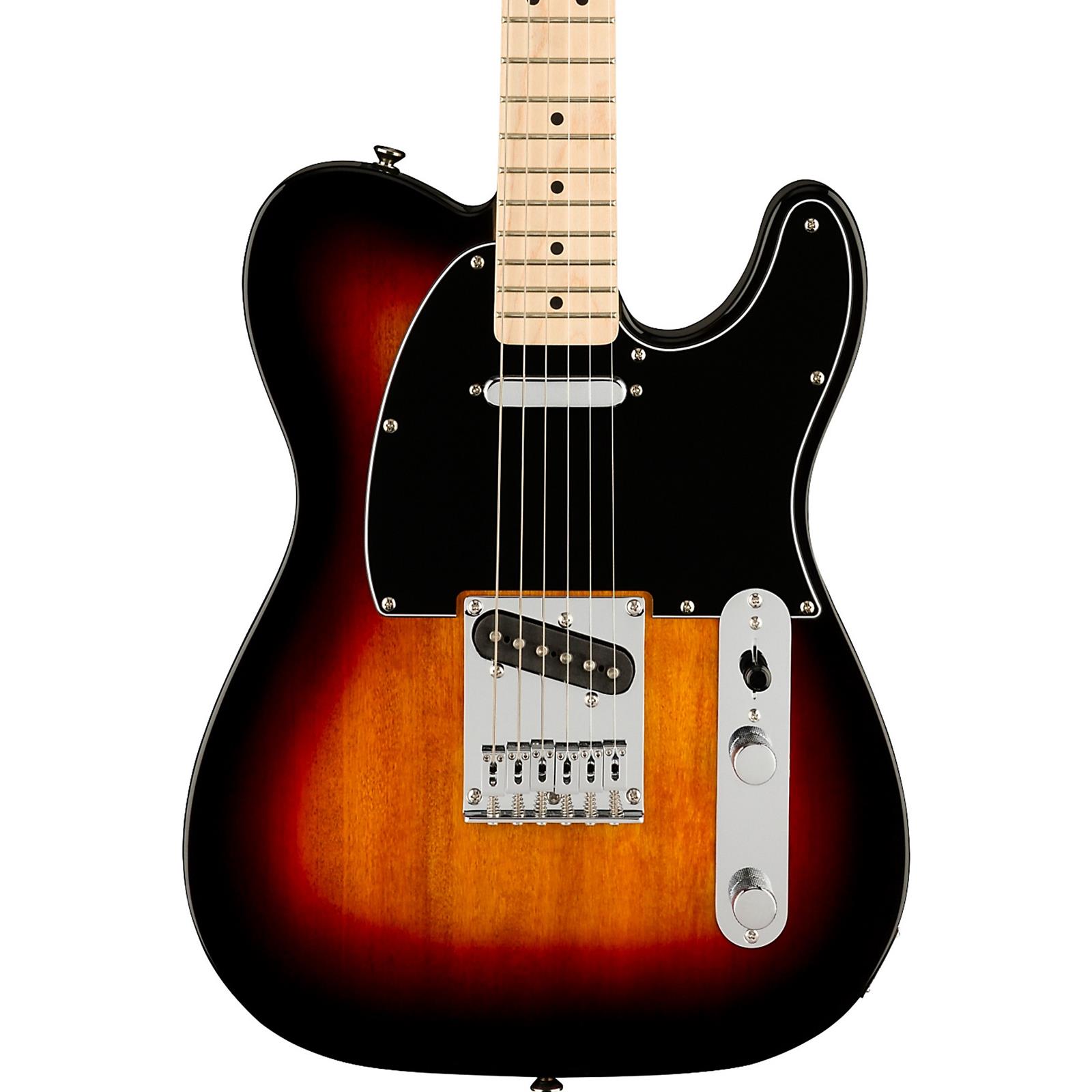 Squier Affinity Series™ Telecaster®, Maple Fingerboard, Black Pickguard, 3-Color Sunburst