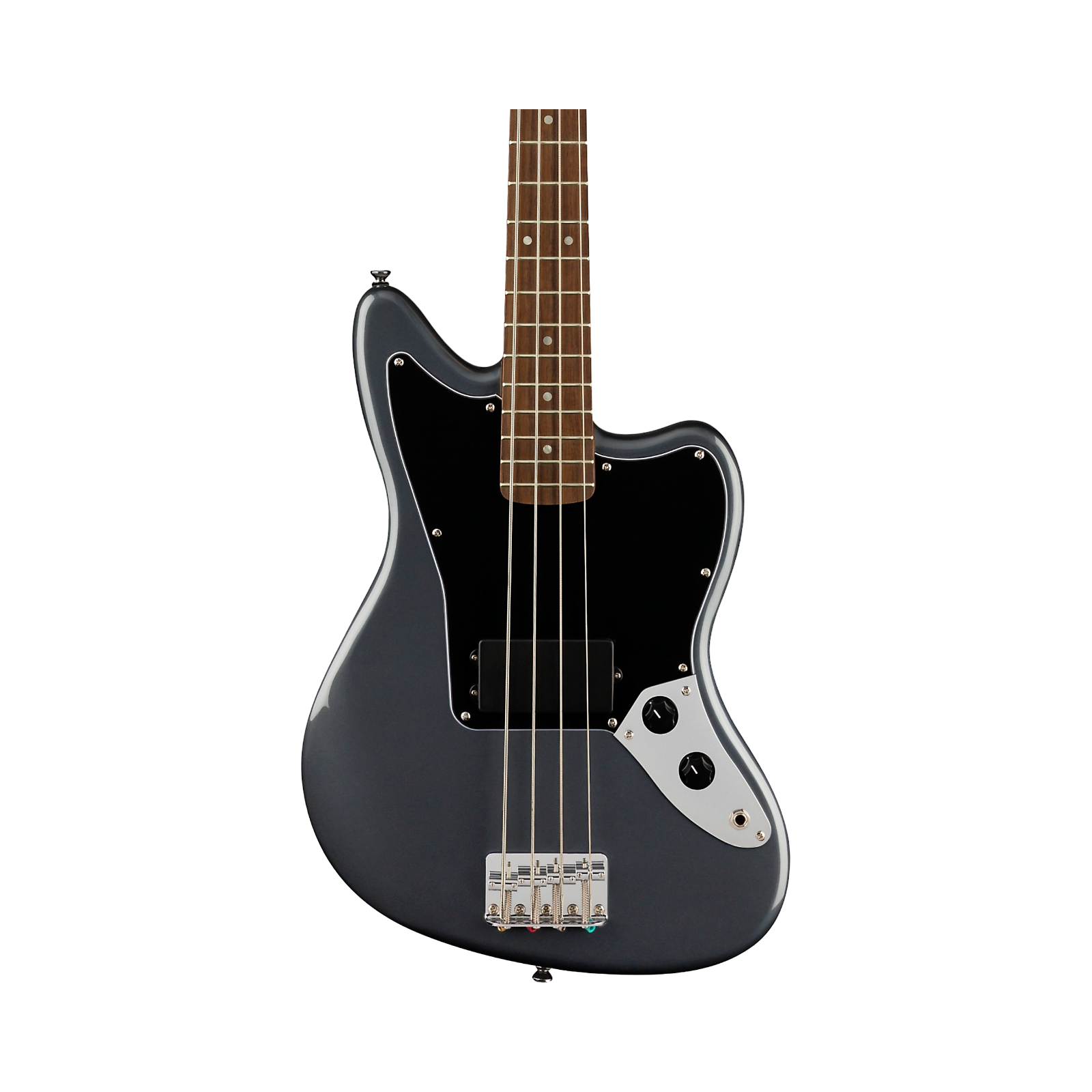 Squier Affinity Series Jaguar Bass H, Laurel Fingerboard, Charcoal Frost Metallic