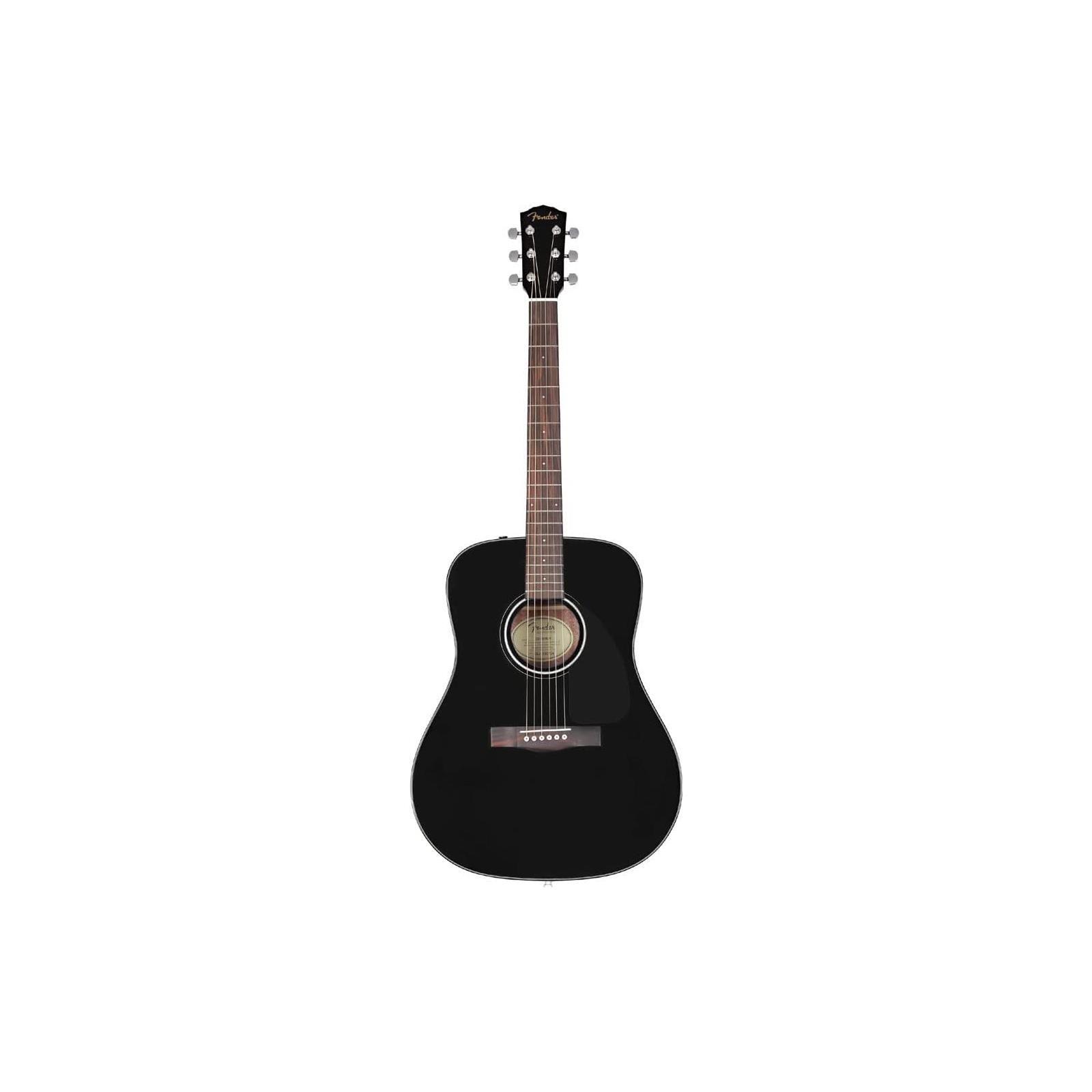 Fender CD-60S Dreadnought, Walnut Fingerboard, Black