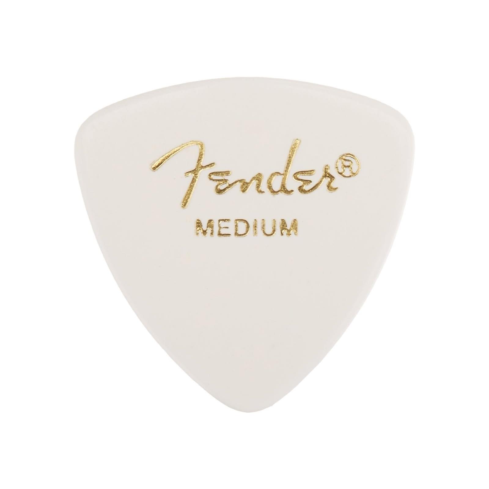 Fender 346 Shape Picks -  12 Pack -  White -  Medium