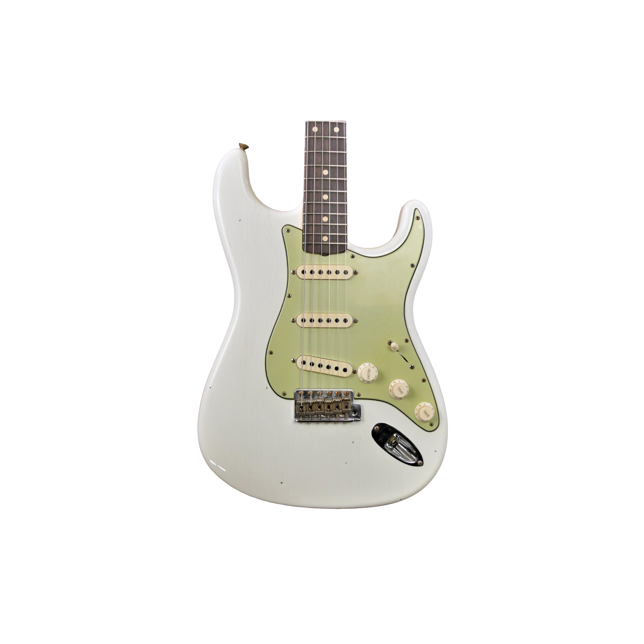 Fender Custom Shop Limited Edition '62/'63 Stratocaster Journeyman Relic, Rosewood Fingerboard, Aged Olympic White