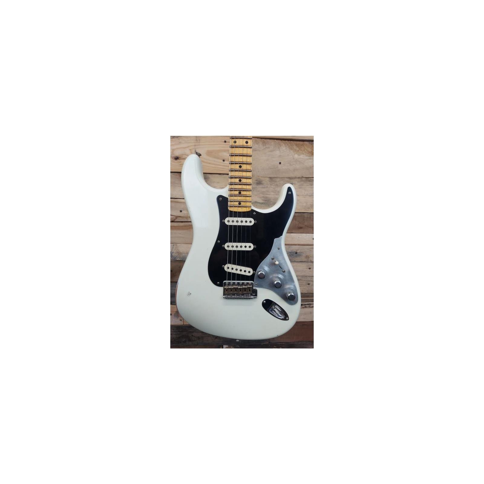 Fender Custom Shop Poblano II Stratocaster Relic, Maple Fingerboard, Aged Olympic White